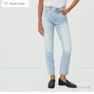 Everlane The 90’s Cheeky Jean in Vintage Blue